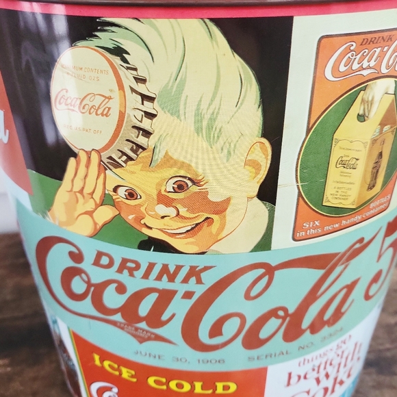 Vintage 1989 Nostalgic Coca-Cola Shabby Chic Collector's Tin - Picture 8 of 16